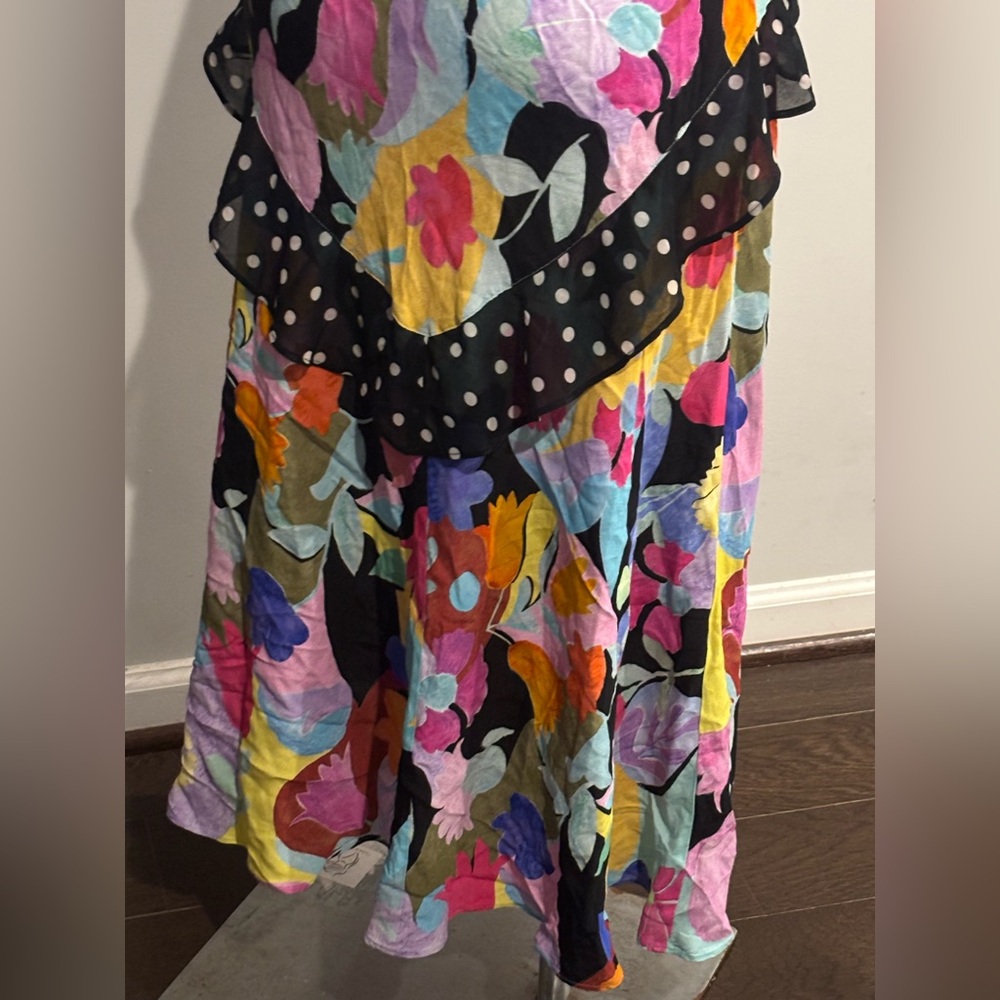 RIXO x RTR Eve Midi Multicolor Floral Midi Dress - Picture 8 of 10